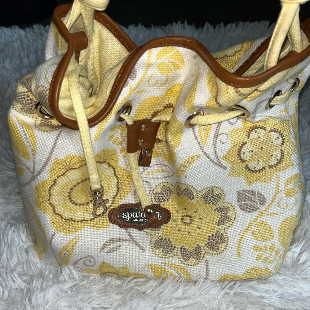 Spartina purse floral print